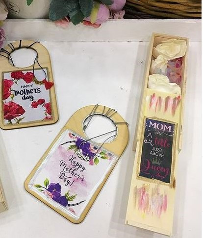 Διακοσμητικό πόρτας Mother's με κολιέ 