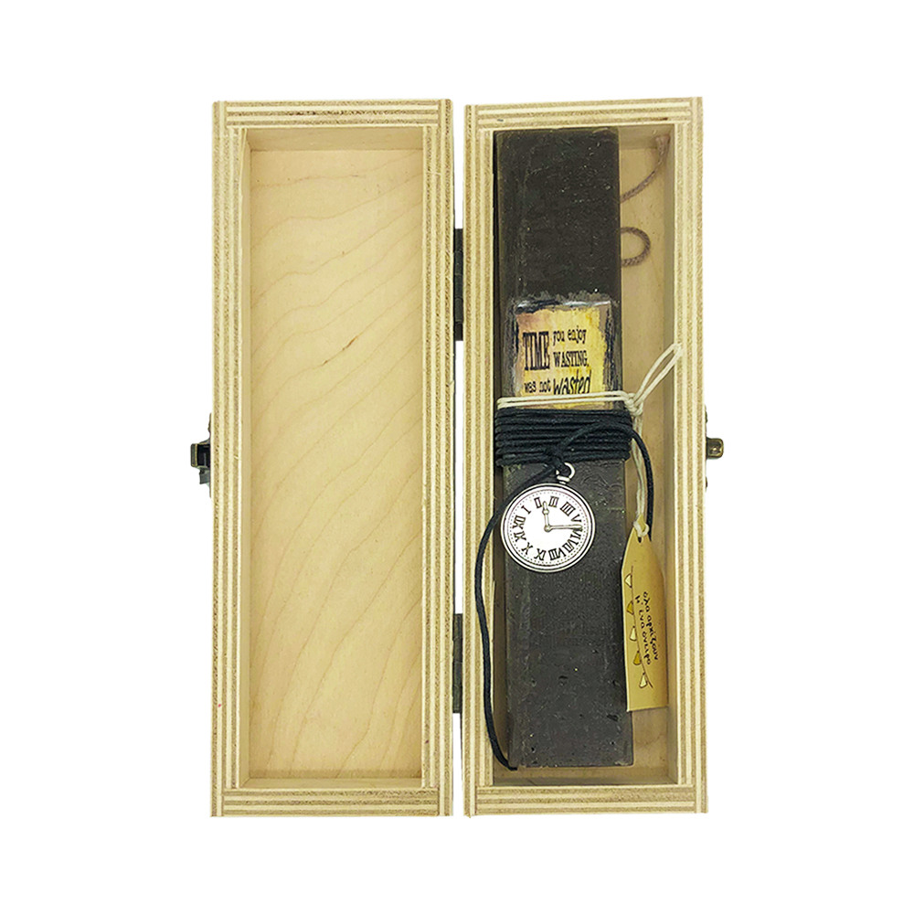 Λαμπάδα κόσμημα ρολόι σετ με χειροποίητο κουτί